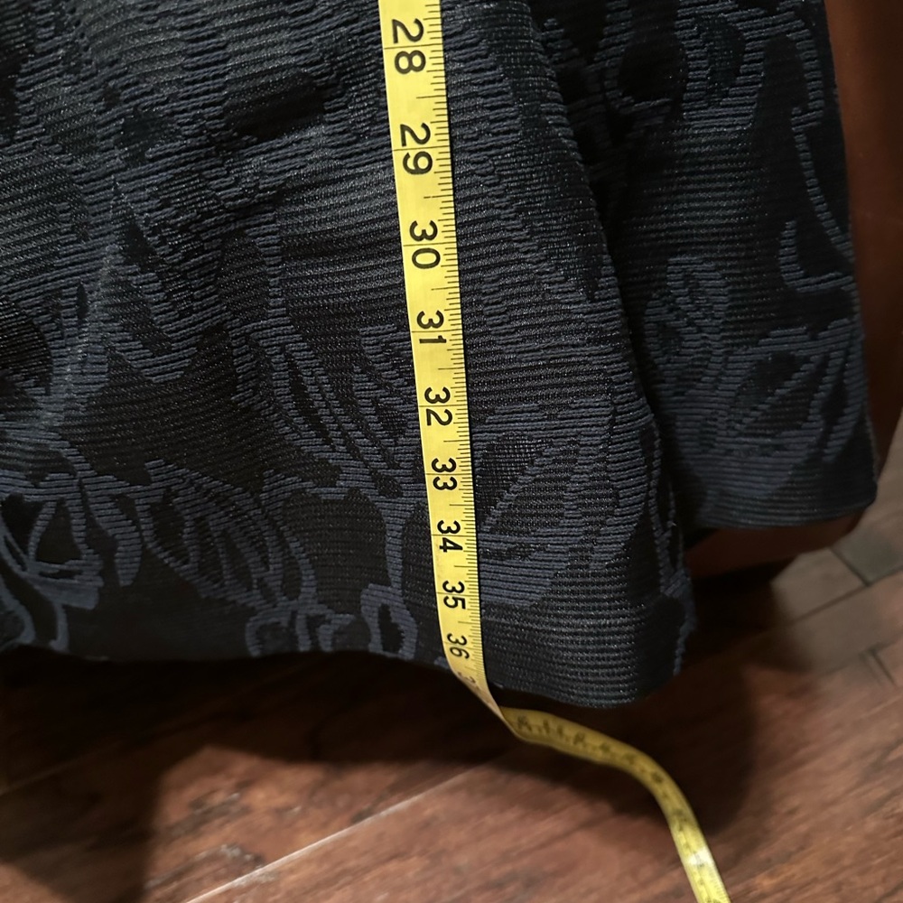 Banana Republic Black Baroque Dress - Size 6 - Picture 5 of 8